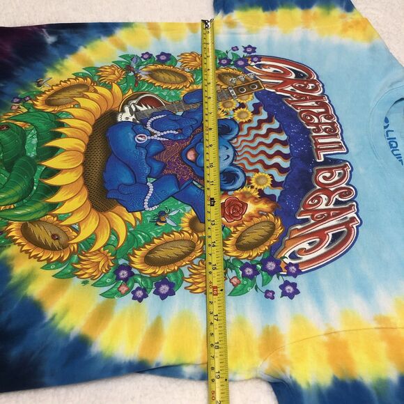 Grateful Dead 2006 Inspiration Tie Dye Shirt Size M Liquid Blue Y2K Festival - Picture 8 of 11